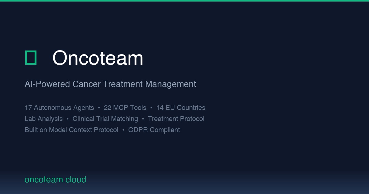 Oncoteam: Open-Source AI for Cancer Patient Advocates